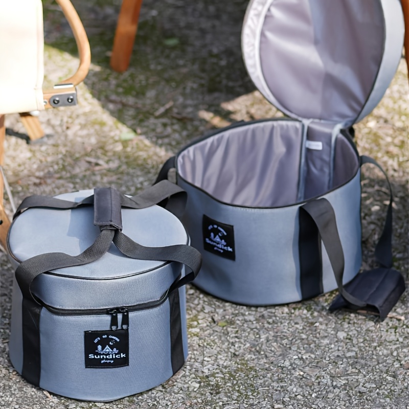 Camping Cooking Organizer - Padded Camping Cookware Storage Bag 9L/14L