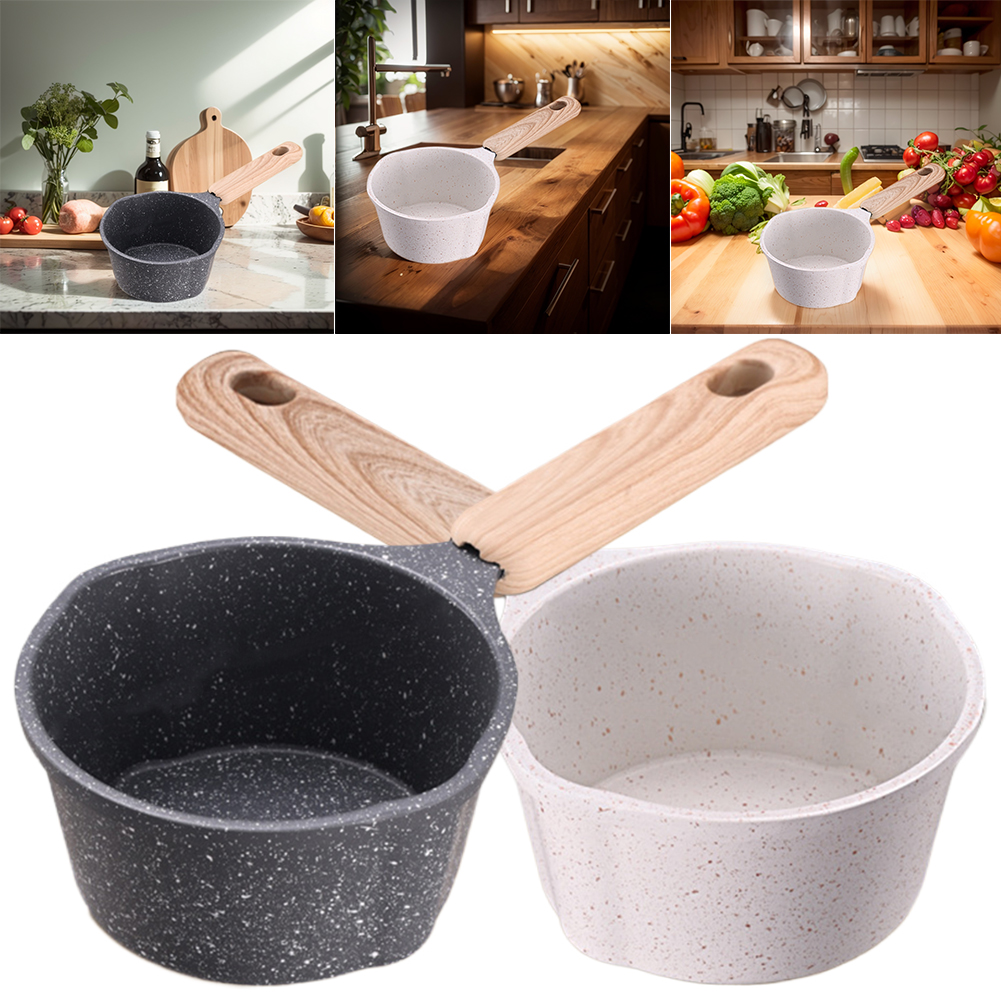 Camping Cooking Cupboard - Hot Oil Pan Wooden Handle Butter