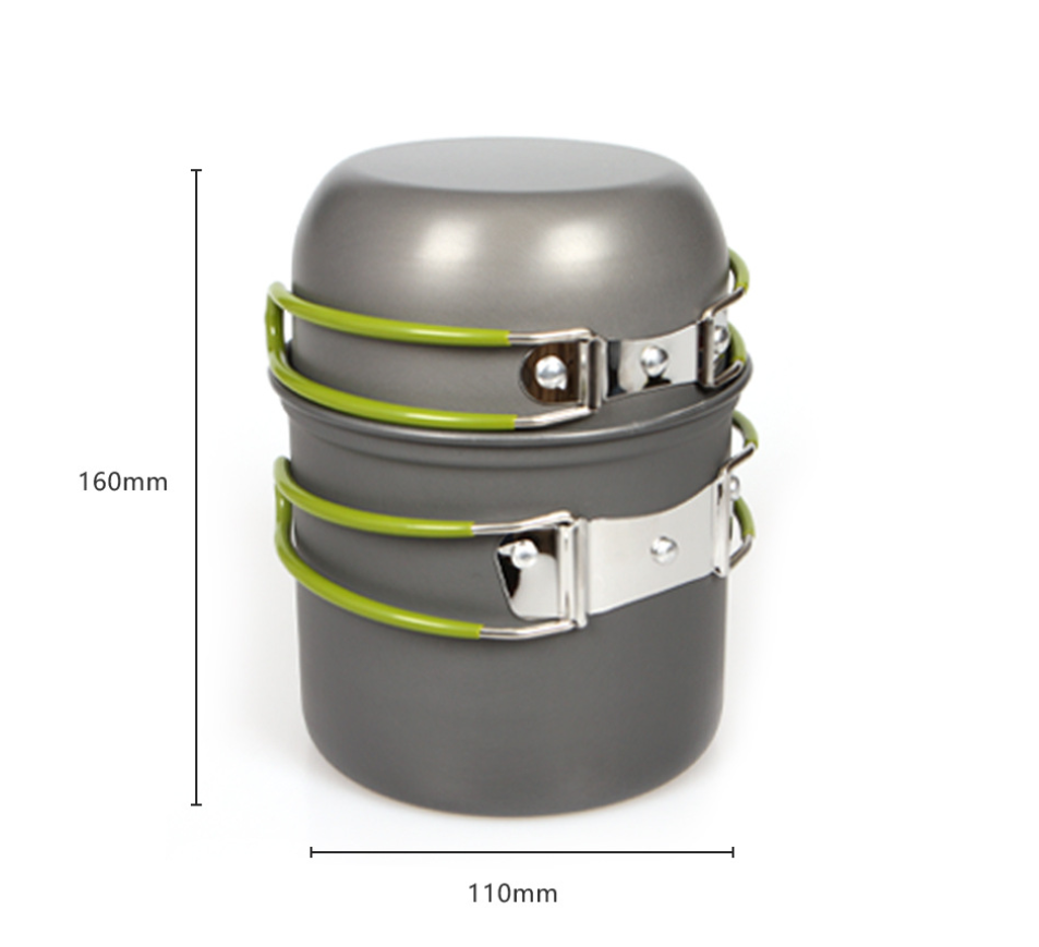 Ultralight Camping Pot Set: Ca - Camping Cooking Plate reseña y precio