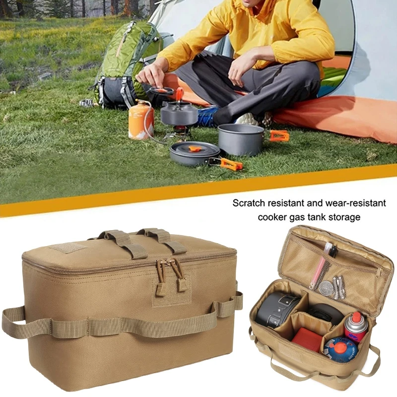 Camping Gas Tank Storage Bag O - Camping Outdoor Cooking Set reseña y precio