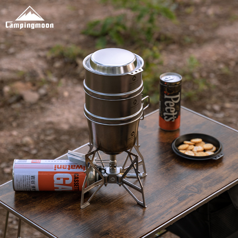 CAMPINGMOON S-SD Stainless Ste - Camping Cooking Snow reseña y precio