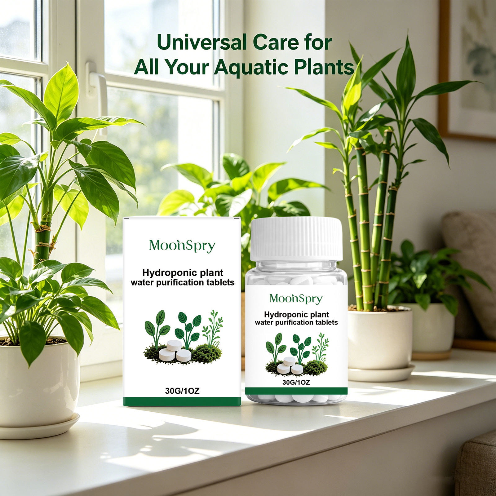 Hydroponic Plant Water Purific - Water Purification Tablet reseña y precio