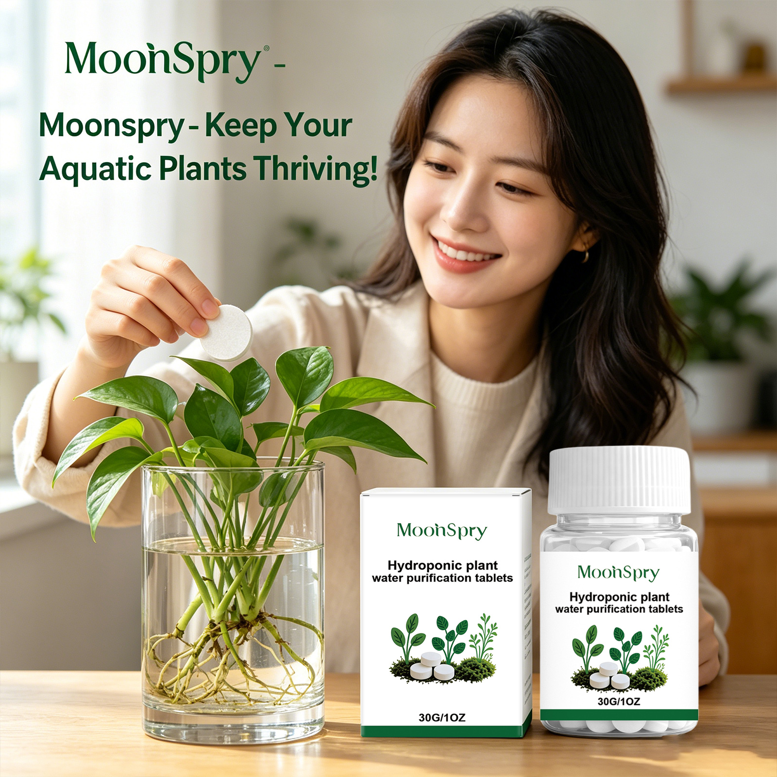 Hydroponic Plant Water Purific - Water Purification Tablet reseña y precio