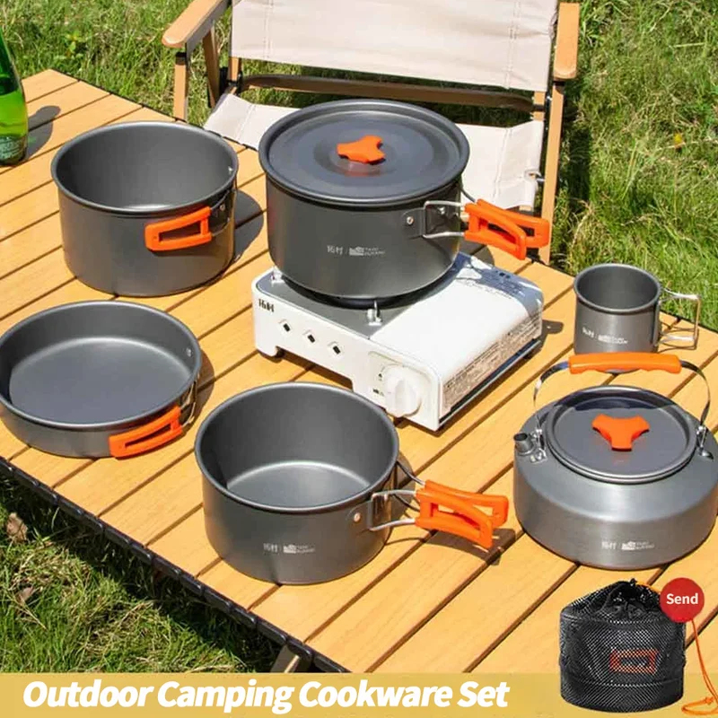 Camping Cookware Set – Outdoor - Camping Cooking Gear Set reseña y precio