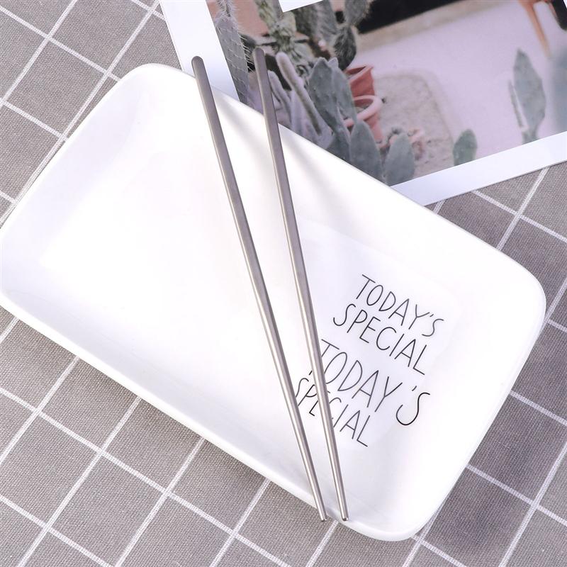 Chopsticks Metal Reusable Chop - Camping Cooking With Kids reseña y precio