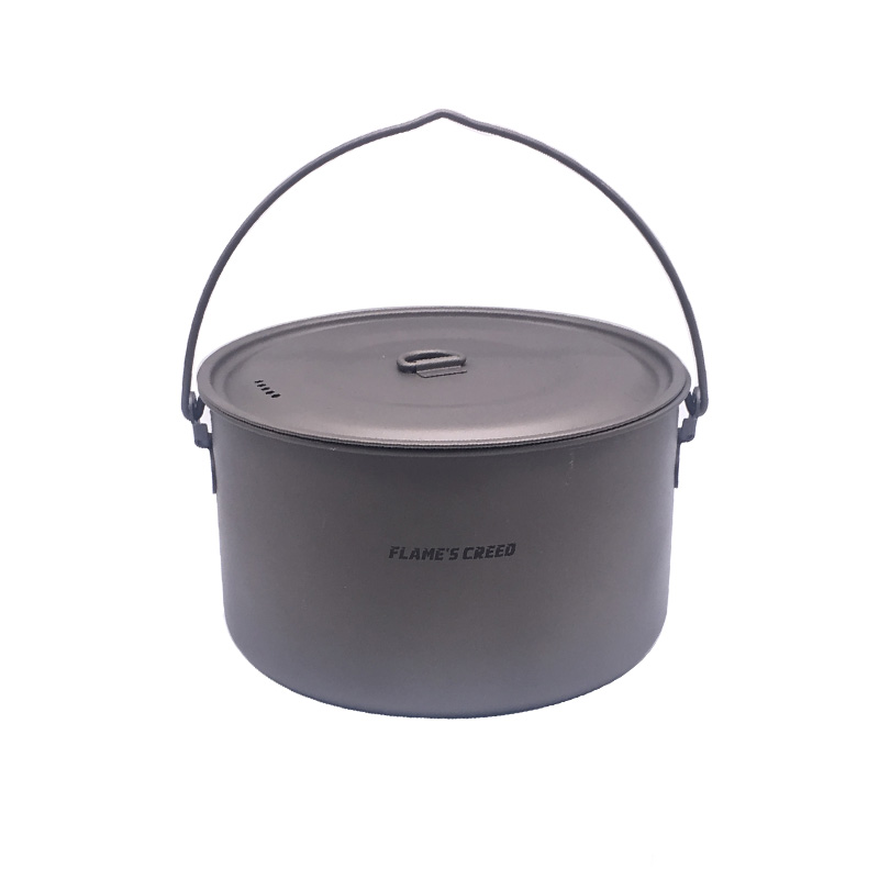 FLAME'S CREED 1100ml 1950ml Ul - Camping Cooking Pots And Pans Set reseña y precio