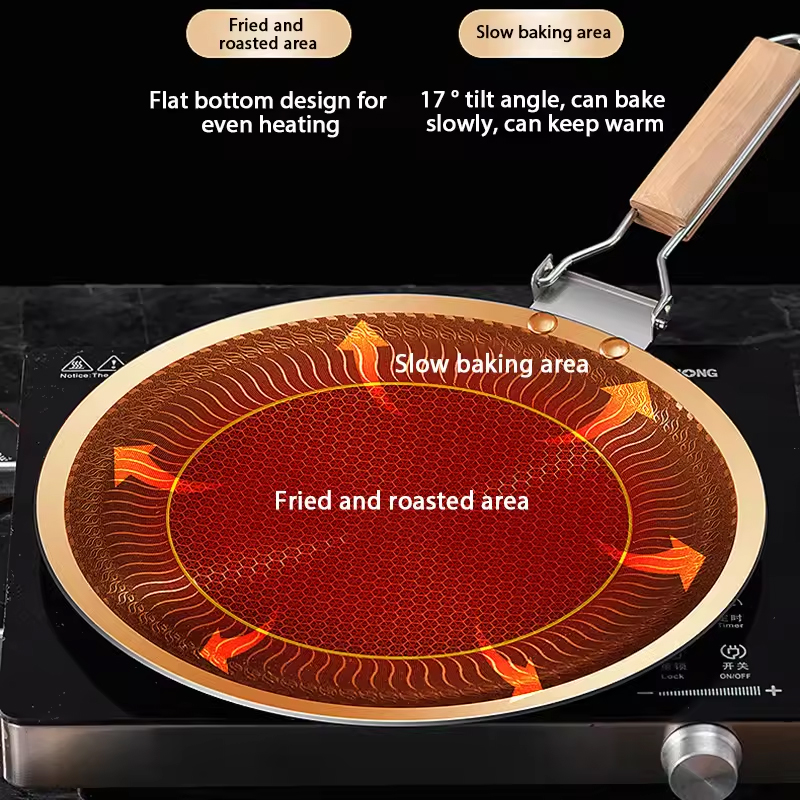 Stainless Steel Baking Pan Rou - Camping Cooking Griddle reseña y precio
