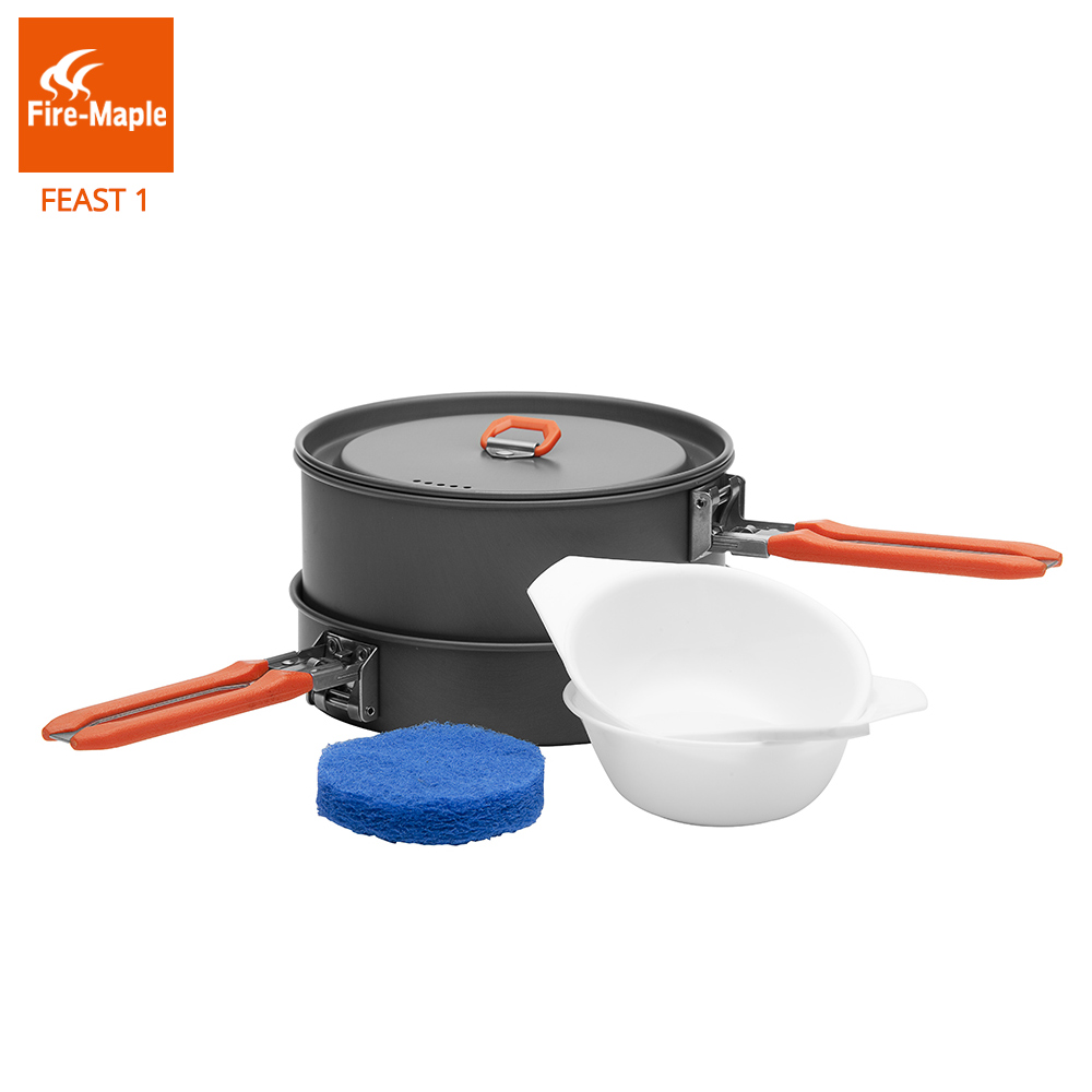 Fire Maple Feast 1 Outdoor Cam - Camping Cooking Pots And Pans Set reseña y precio