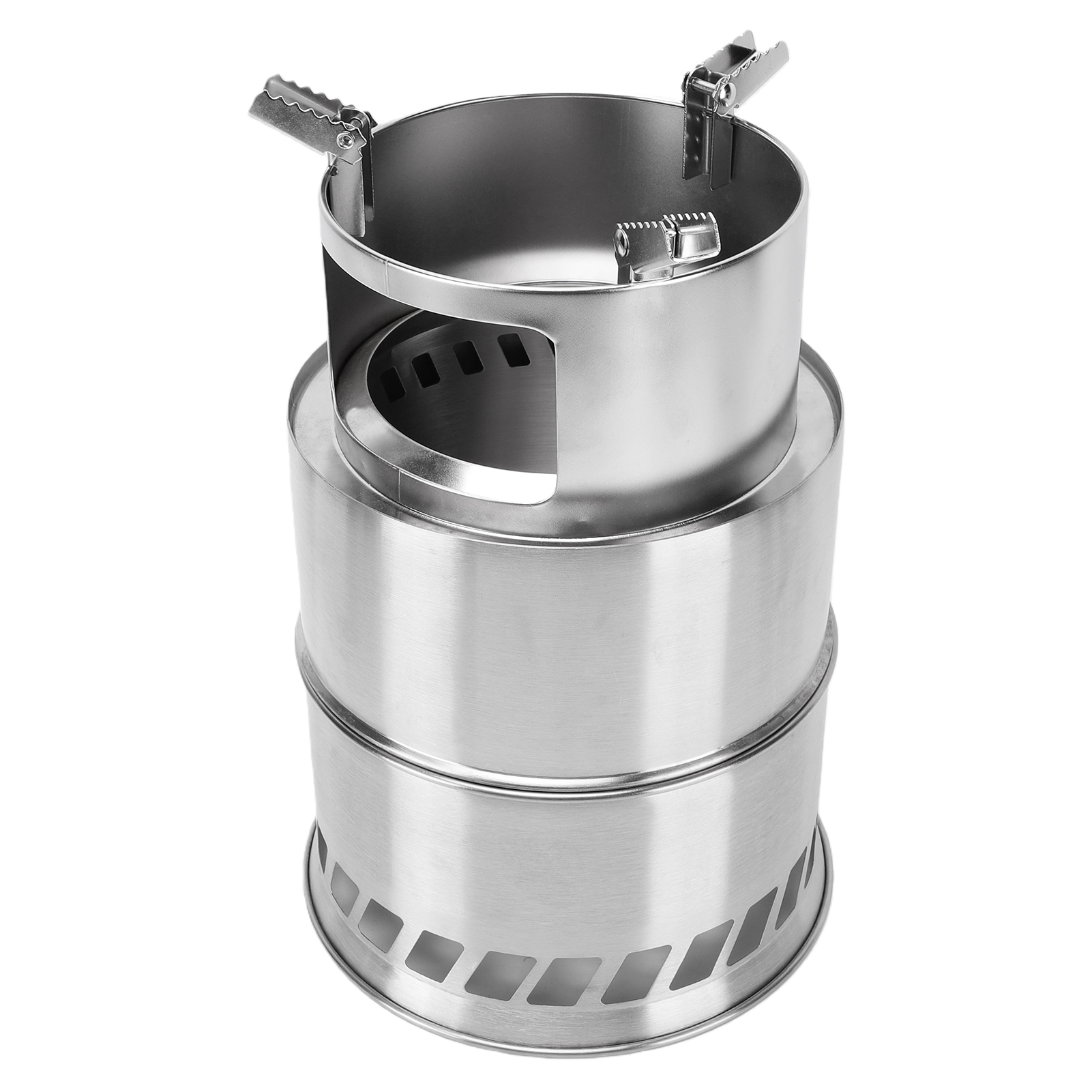 Stainless Steel Large Camp Sto - Camping Cooking Set Large reseña y precio