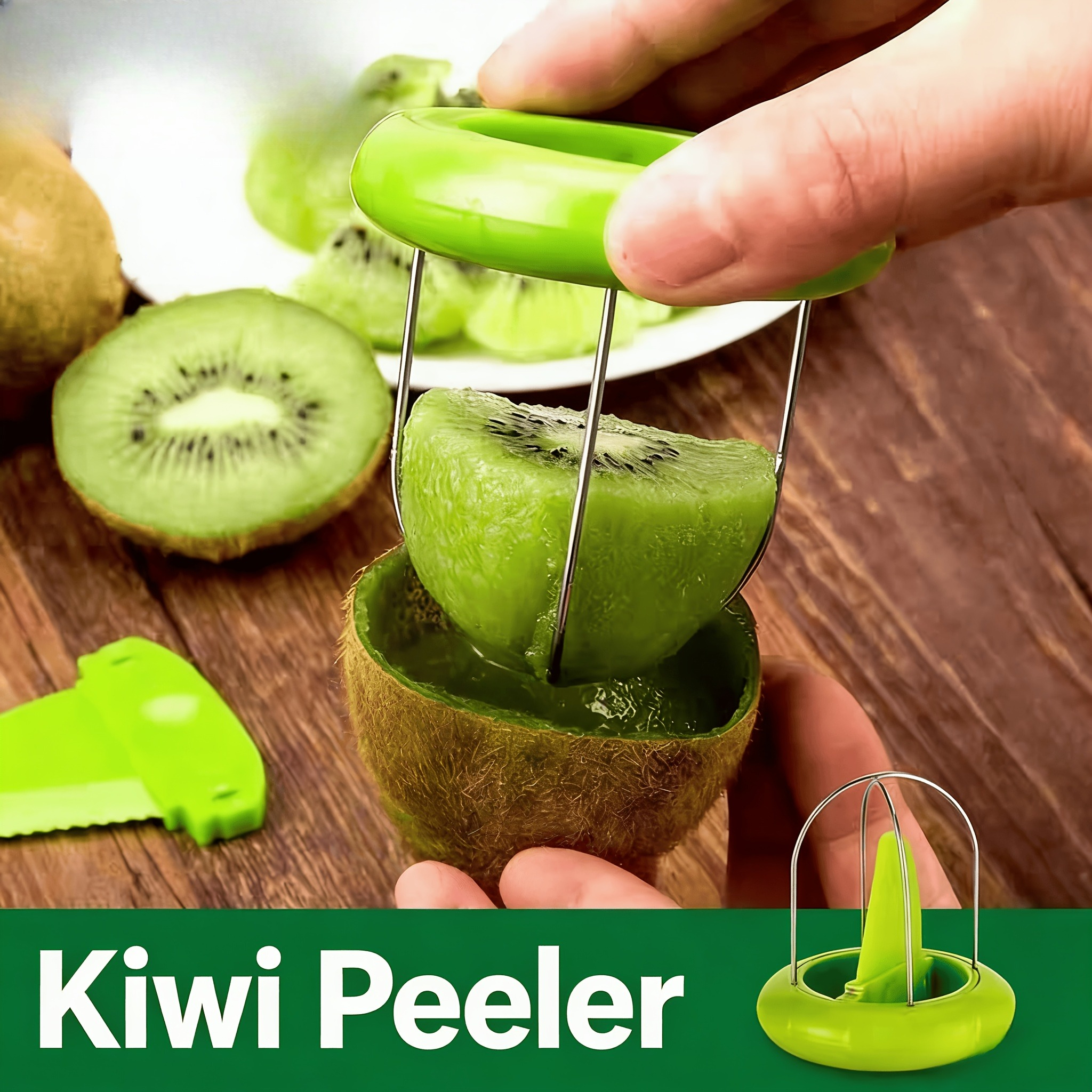 Two creative kiwi peelers with - Camping Outdoor Cooking Set reseña y precio