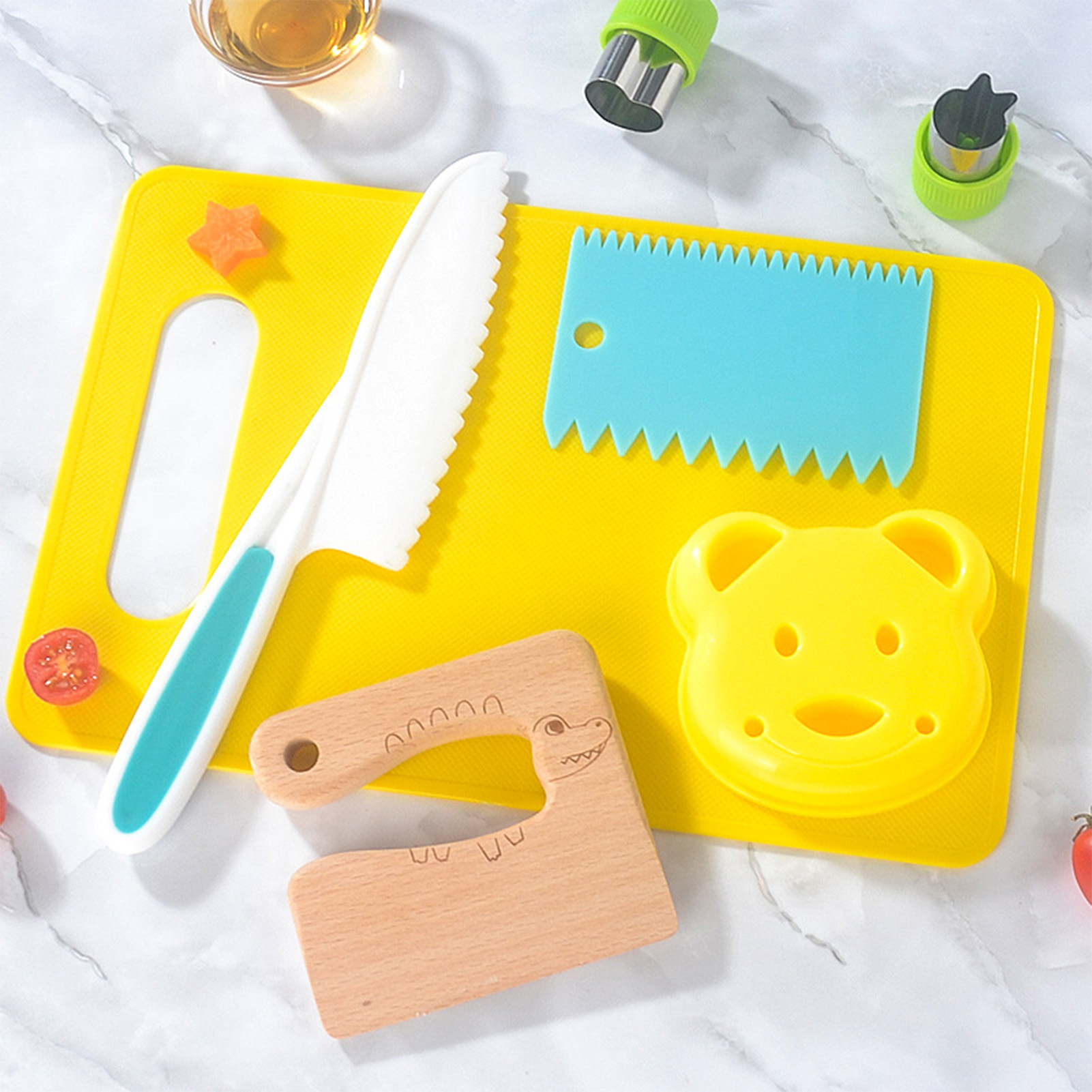 Plastic Kitchen Tools for Kids - Camping Cooking With Kids reseña y precio