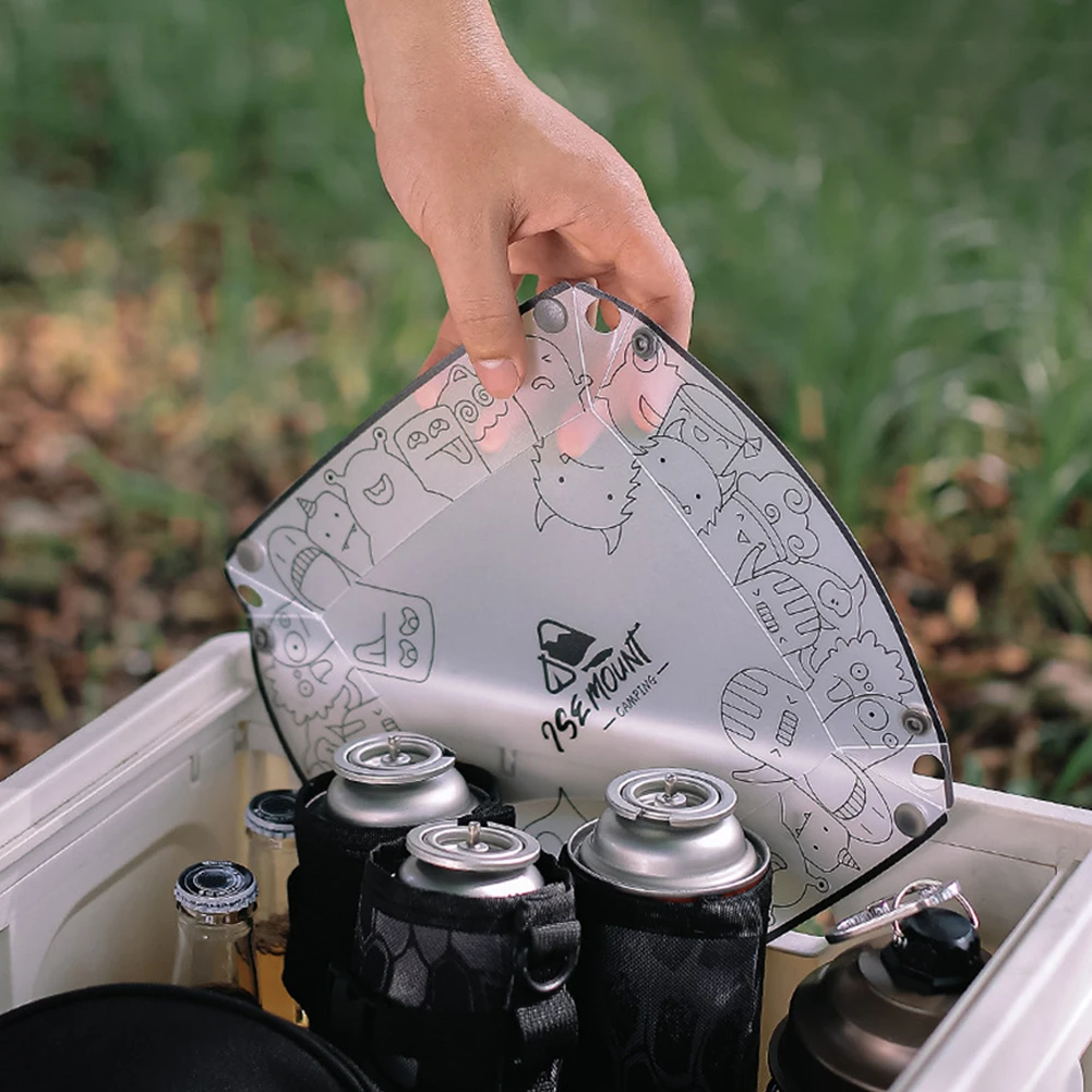 PP Foldable Dinnerware Portabl - Camping Cooking Tray reseña y precio