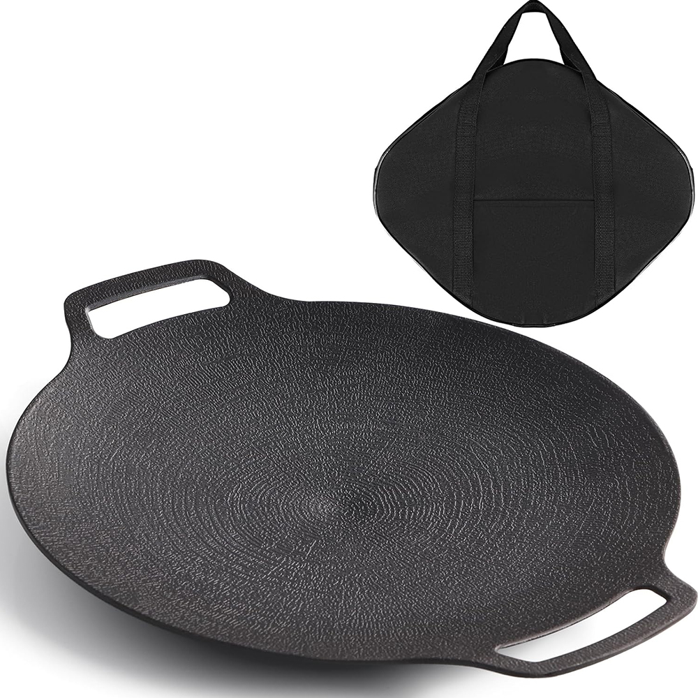 Korean BBQ Grill Pan Non-stick - Camping Cooking Cupboard reseña y precio