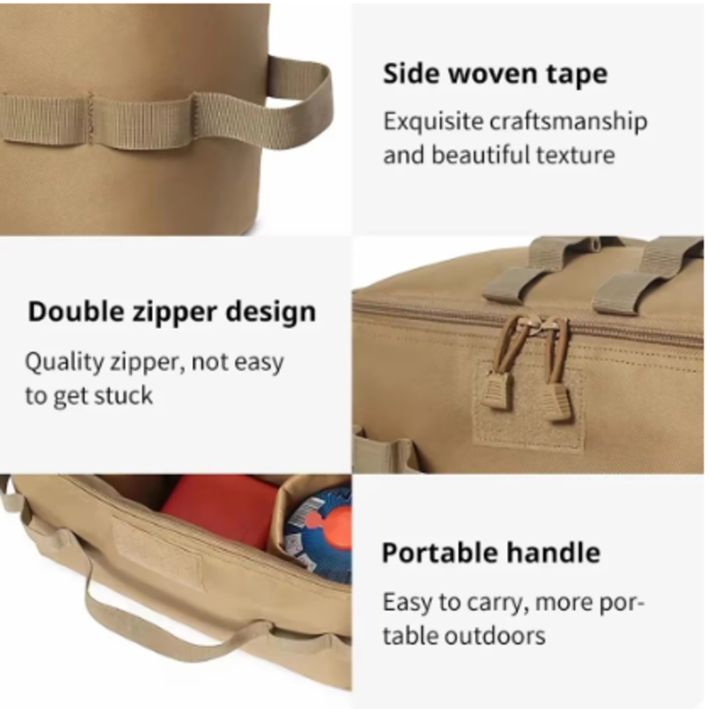 Outdoor Camping Gas Tank Stora - Camping Cooking Organizer reseña y precio