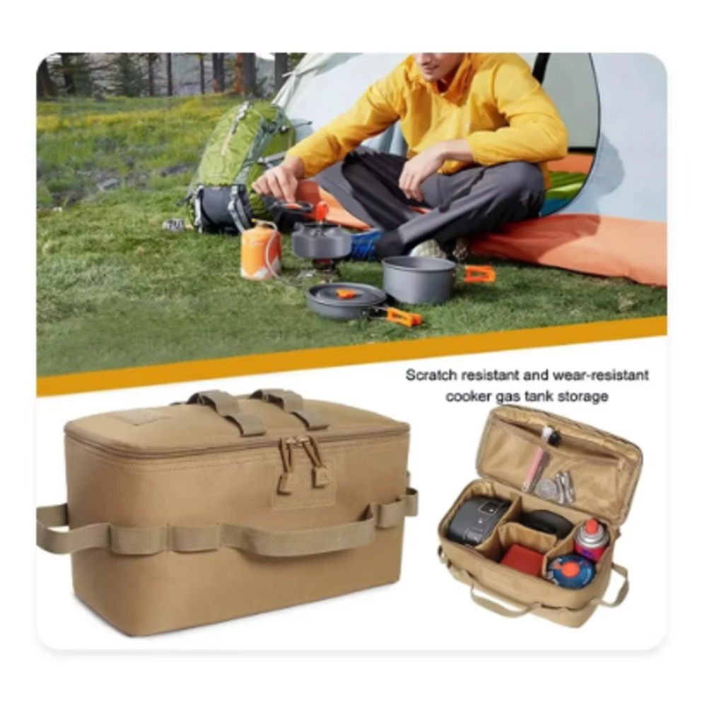 Outdoor Camping Gas Tank Stora - Camping Cooking Organizer reseña y precio