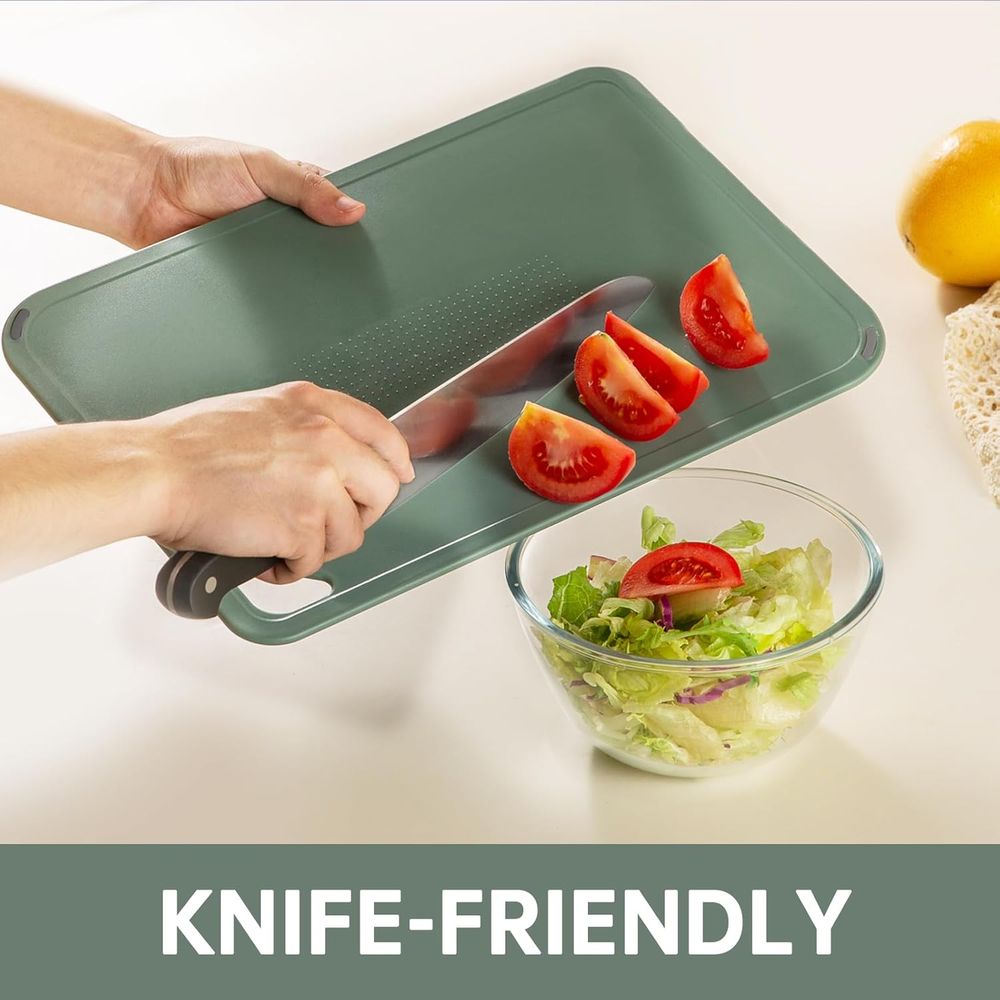 Plastic Cutting Board Set of 3 - Camping Cooking Set Large reseña y precio