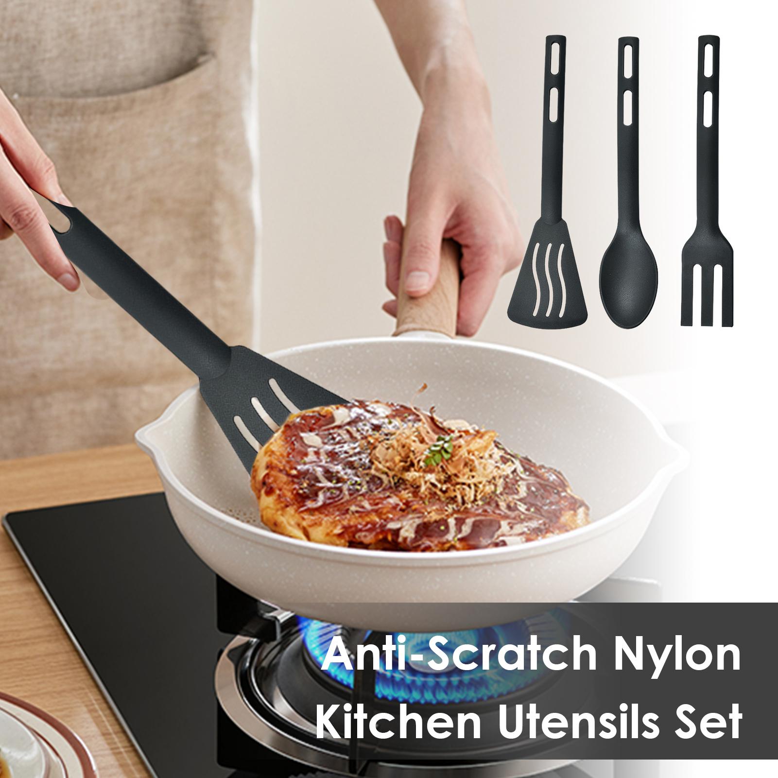 3PCS Mini Nylon Kitchen Utensi - Camping Cooking With Kids reseña y precio