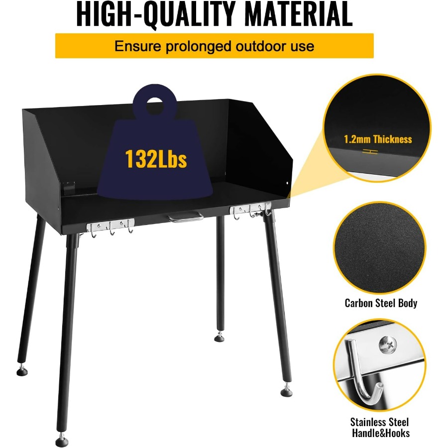 30 x 16 Inch Carbon Steel Dutc - Camping Cooking Dutch Oven reseña y precio