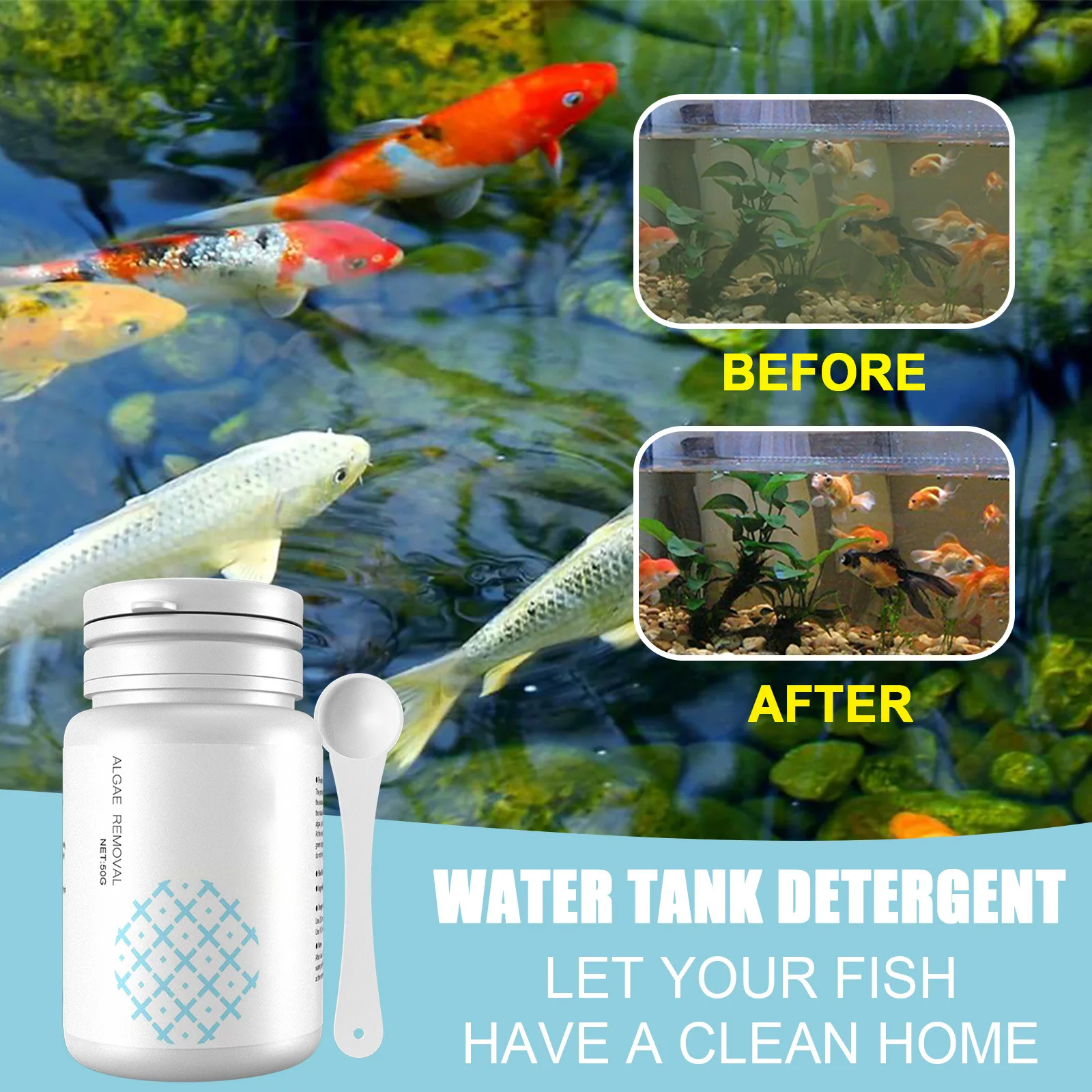 Algae Control Tablets for Aqua - Water Purification Tablet reseña y precio