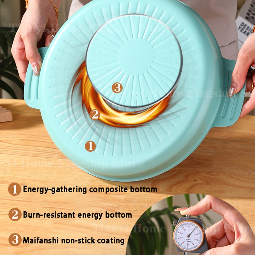 Grill Pan Round Non-Stick Barb - Camping Cooking Plate reseña y precio