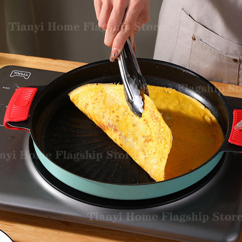 Grill Pan Round Non-Stick Barb - Camping Cooking Plate reseña y precio