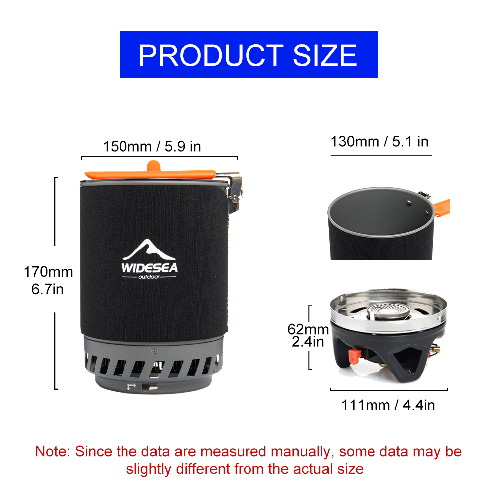 Widesea Camping Cooking System - Camping Outdoor Cooking Set reseña y precio
