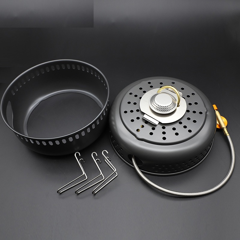Camping Gas Stove Alcohol Stov - Camping Cooking Pots And Pans Set reseña y precio