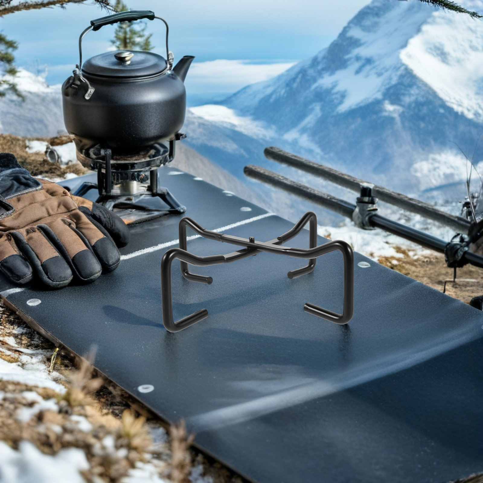 Cast Iron Folding Dutch Oven L - Camping Cooking Dutch Oven reseña y precio