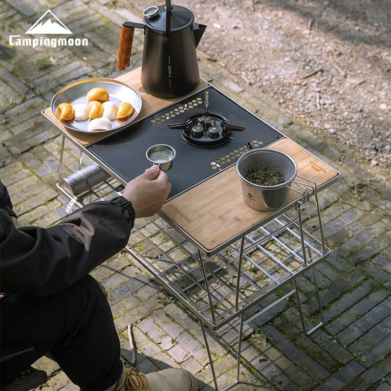 CAMPINGMOON Portable Camping I - Camping Cooking Cupboard reseña y precio