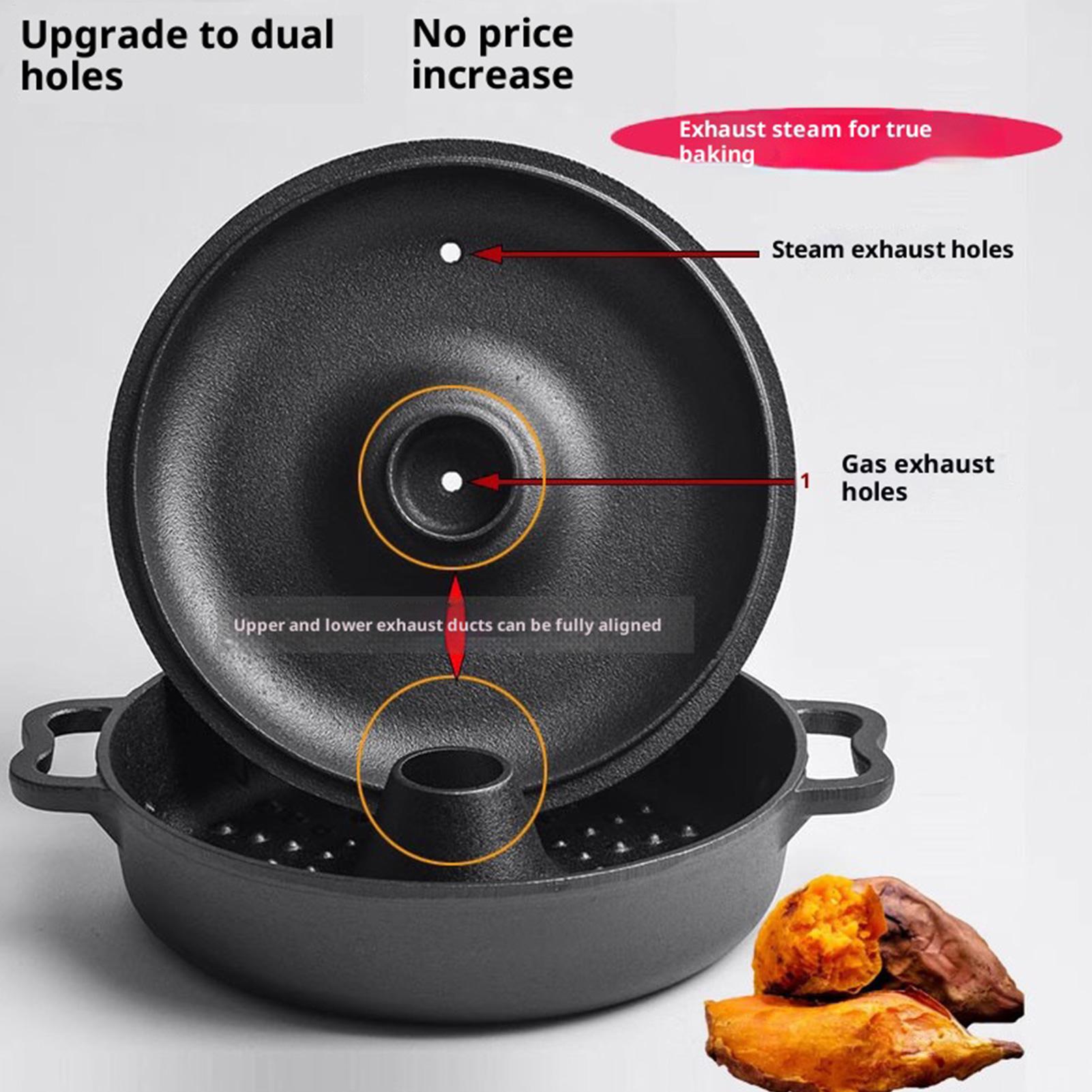 Cast Iron Cauldron For Cooking - Camping Cooking Dutch Oven reseña y precio