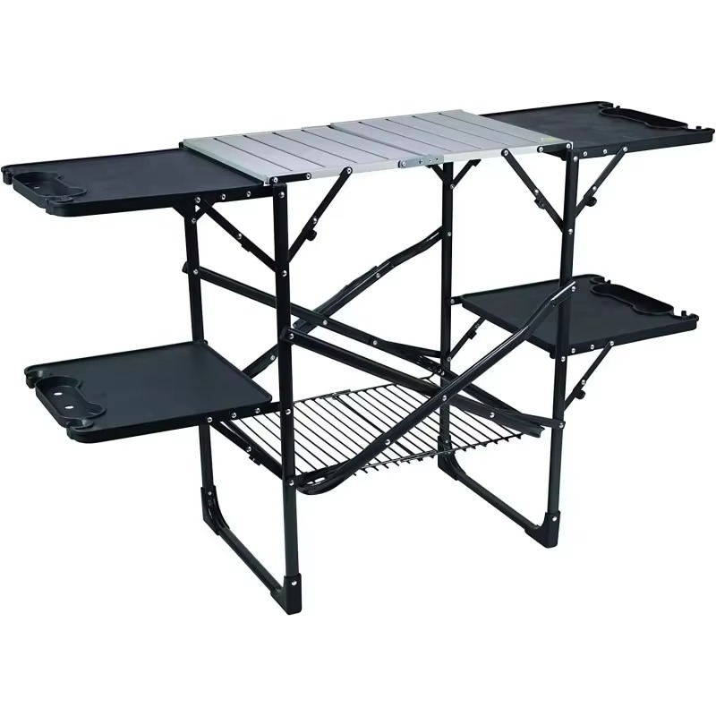 Lightweight Portable Outdoor C - Camping Cooking Cupboard reseña y precio