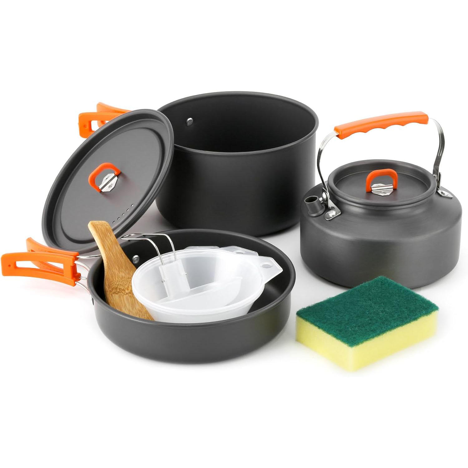 Camping Cookware Camping Pot a - Camping Cooking Pots And Pans Set reseña y precio