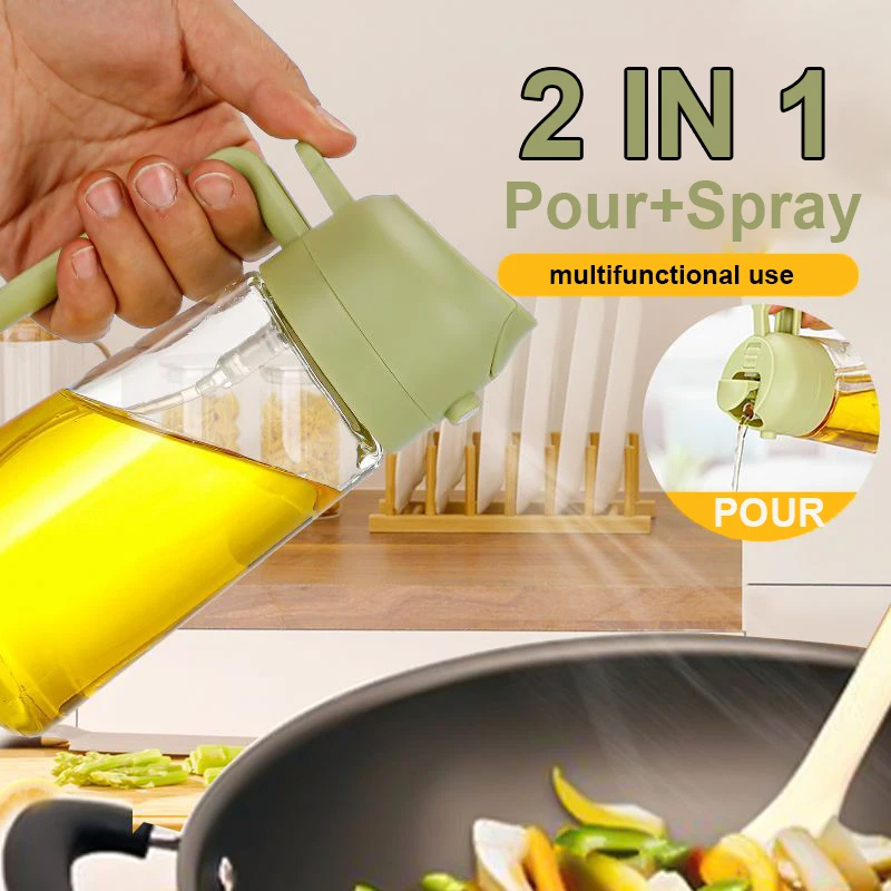 2 in 1 Pour Spray Sprayer Kitc - Camping Cooking Oil Bottle reseña y precio