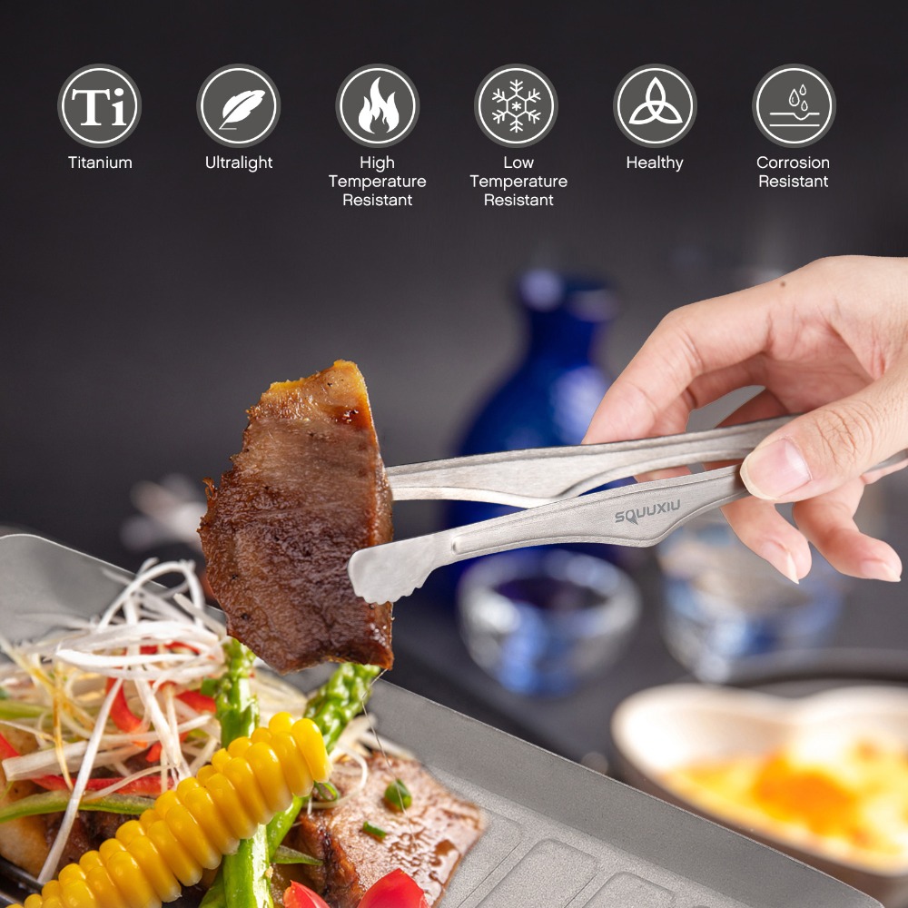 Durable Titanium Camping Grill - Camping Outdoor Cooking Set reseña y precio