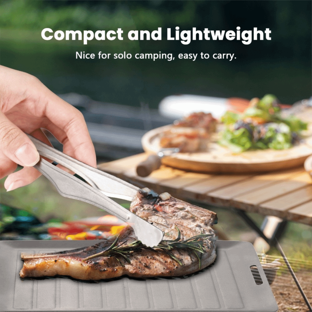 Durable Titanium Camping Grill - Camping Outdoor Cooking Set reseña y precio