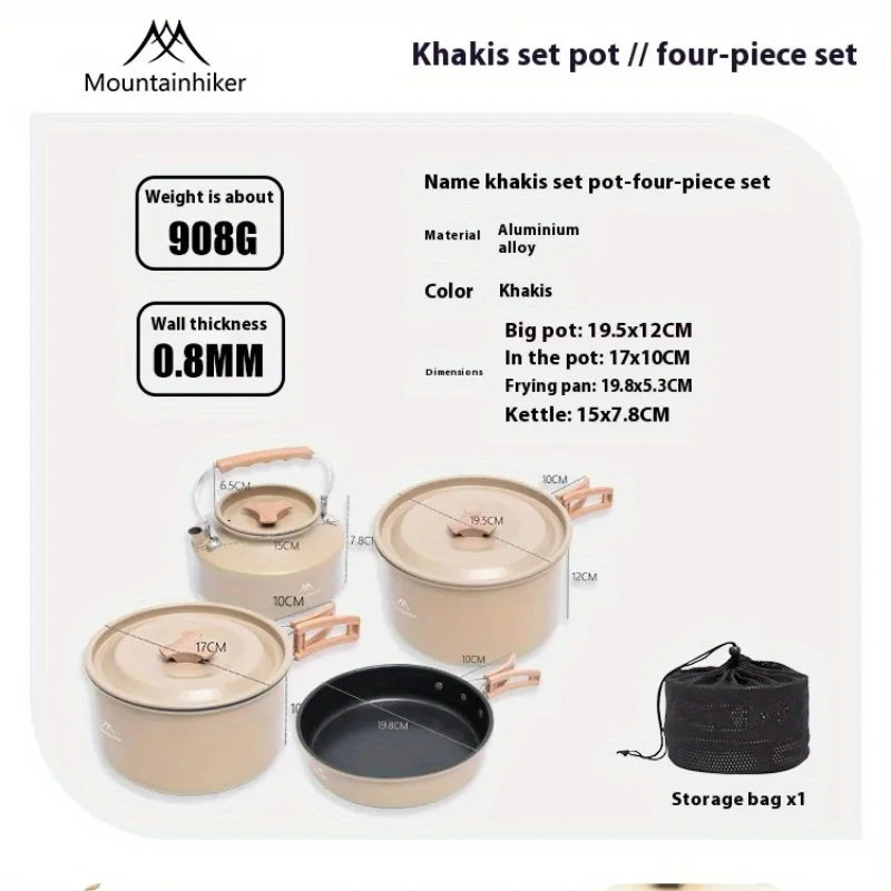Mountainhiker new set pot kett - Camping Cooking Cupboard reseña y precio