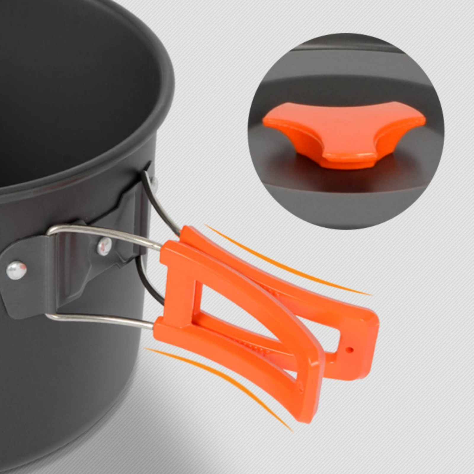 Camping Pot Set Compact Campin - Camping Cooking Pots And Pans Set reseña y precio
