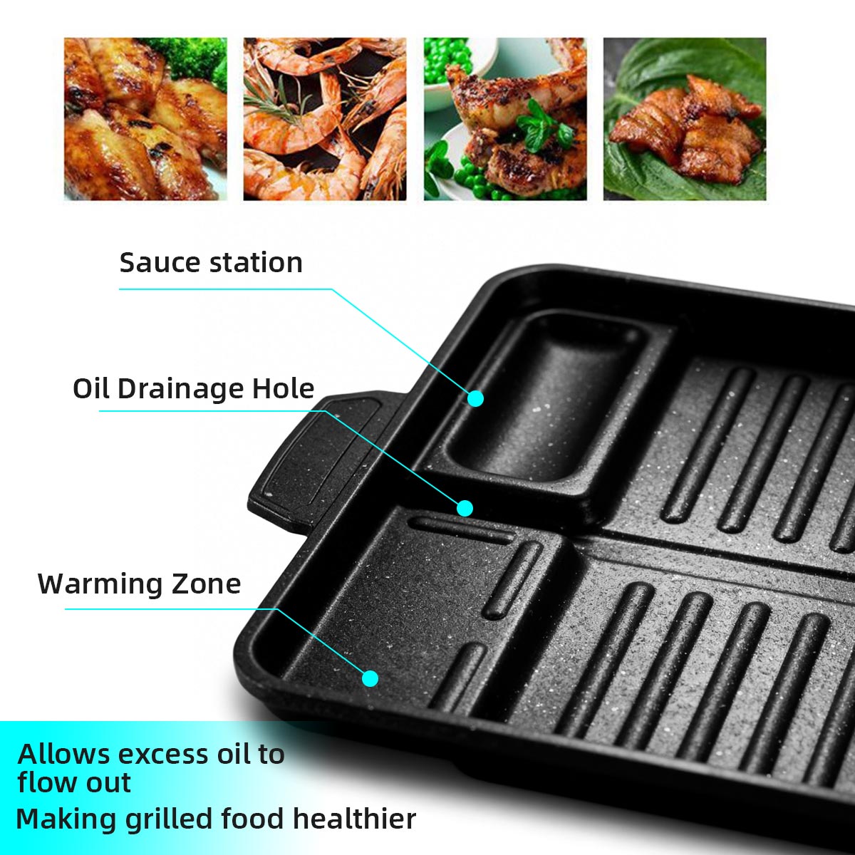 Korean Grill Meat Plate Alumin - Camping Cooking Cupboard reseña y precio