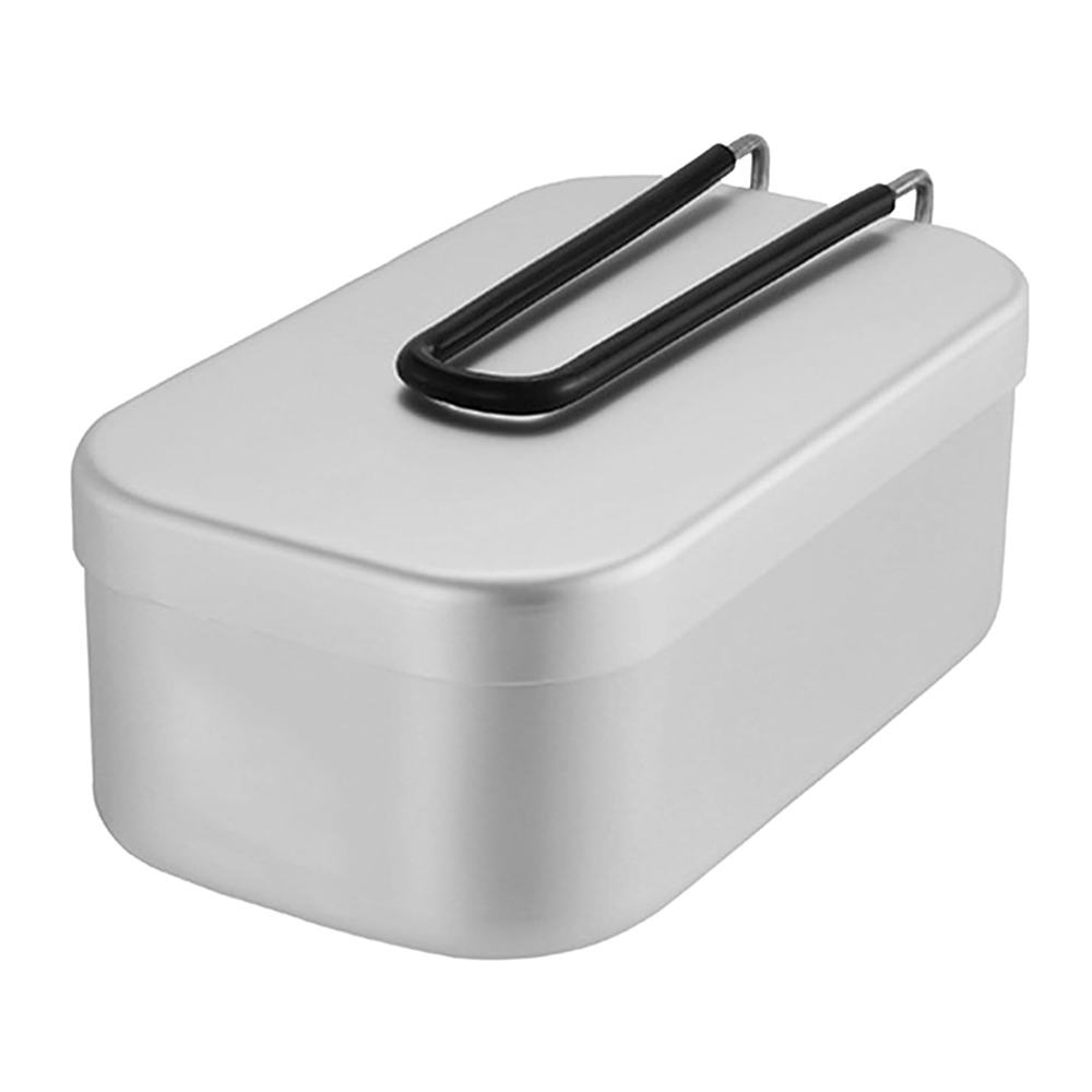 800ML Aluminum Lunch Boxes Out - Camping Outdoor Cooking Set reseña y precio