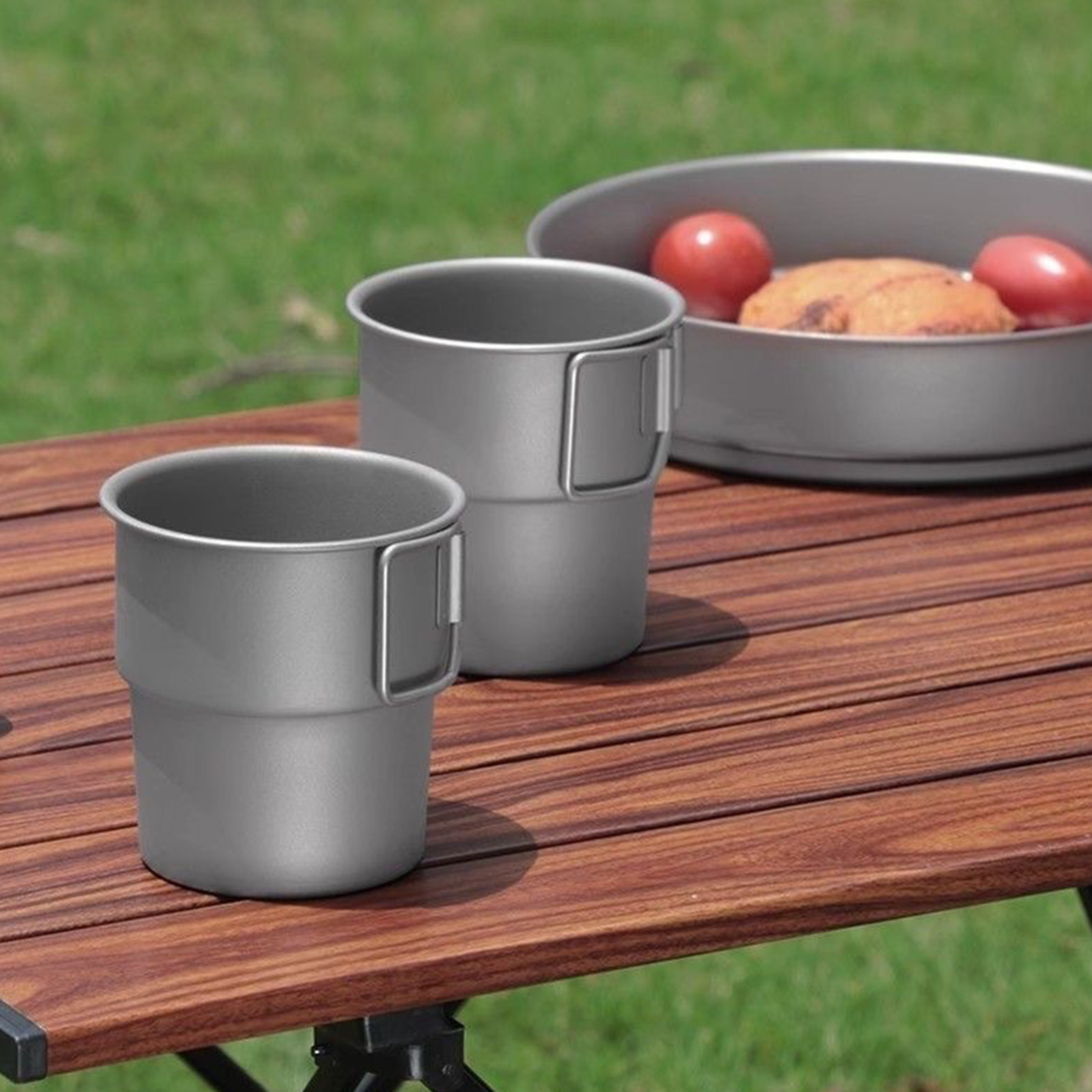 Titanium Coffee Mug Lightweigh - Camping Cooking Open Fire reseña y precio