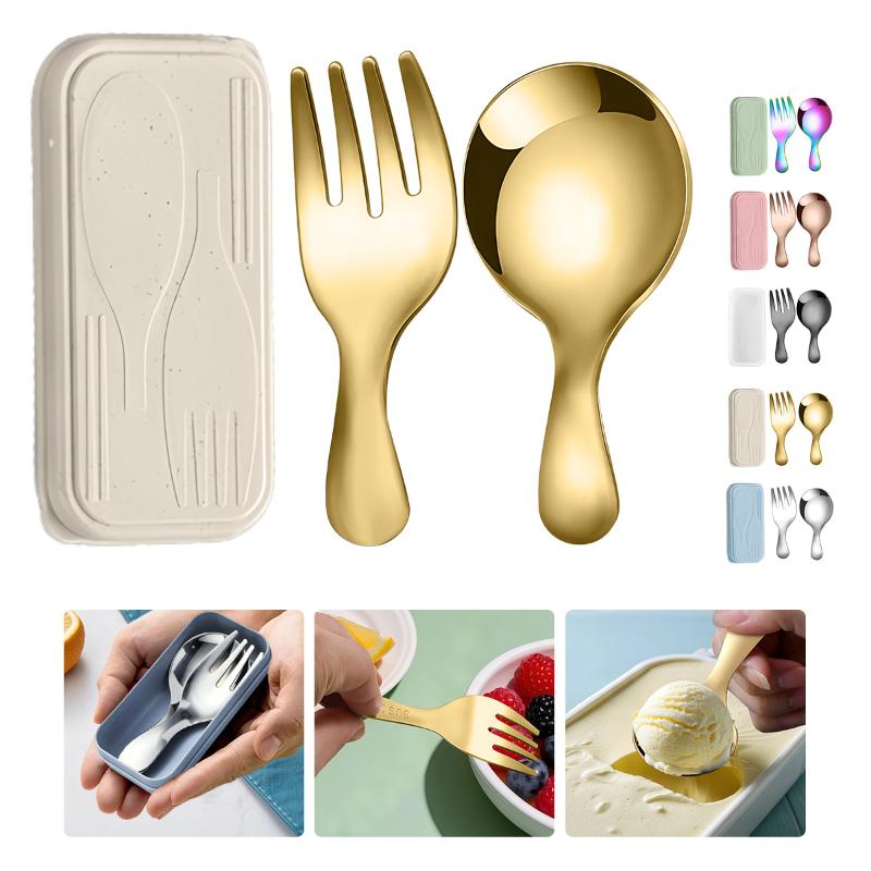 Stainless Steel Tableware Set  - Camping Outdoor Cooking Set reseña y precio