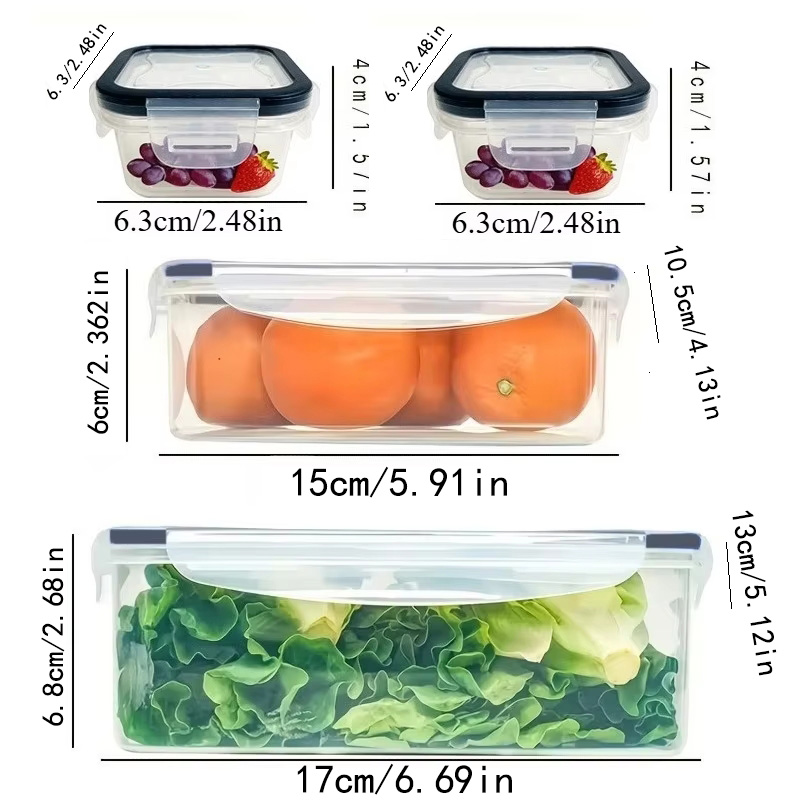 8Pcs Set Includes 4 Containers - Camping Cooking Organizer reseña y precio