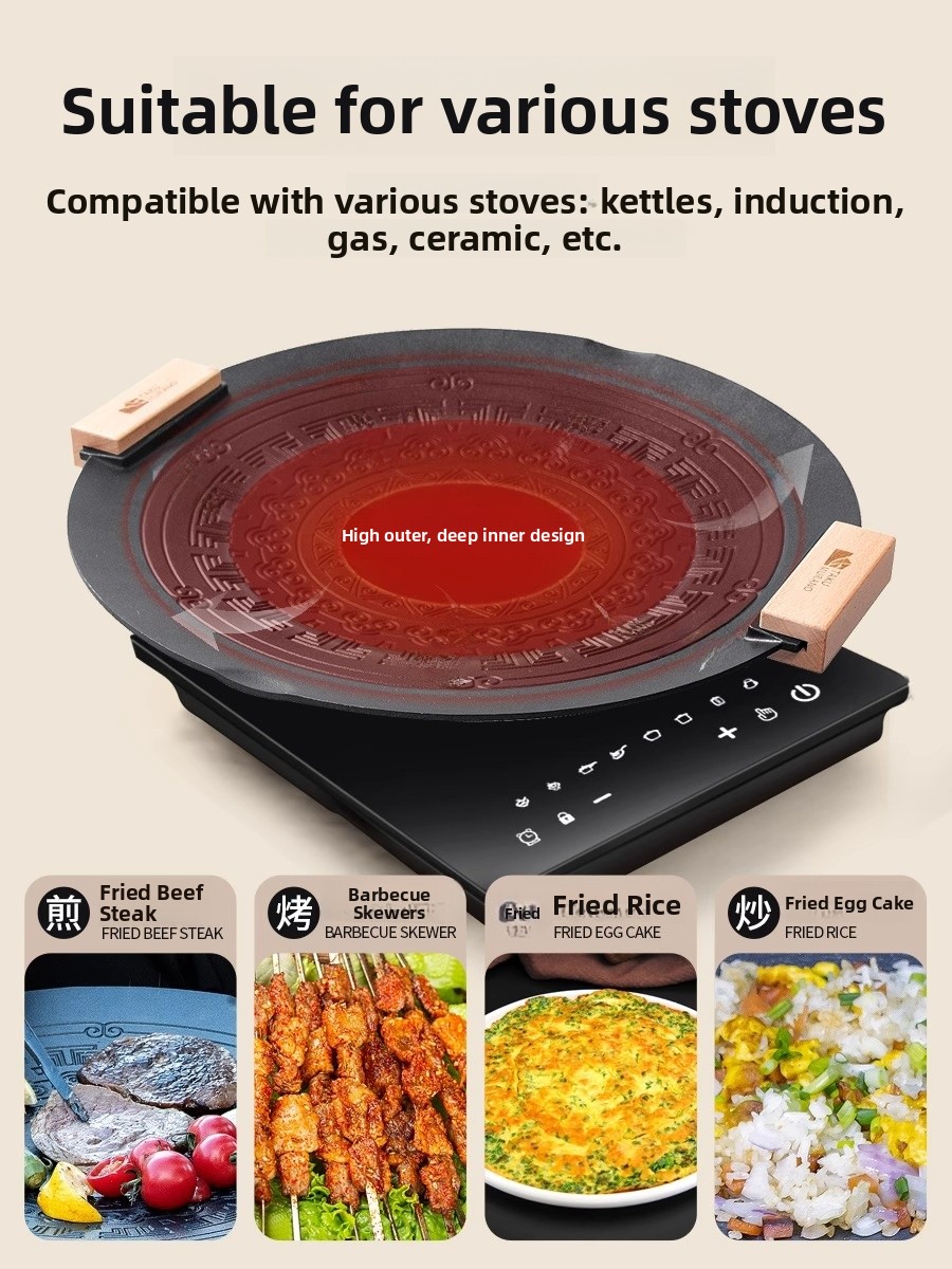 Portable Induction BBQ Grill S - Camping Cooking Plate reseña y precio