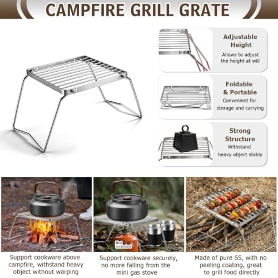 Camping cookware mess kit for  - Camping Cooking Pots And Pans Set reseña y precio