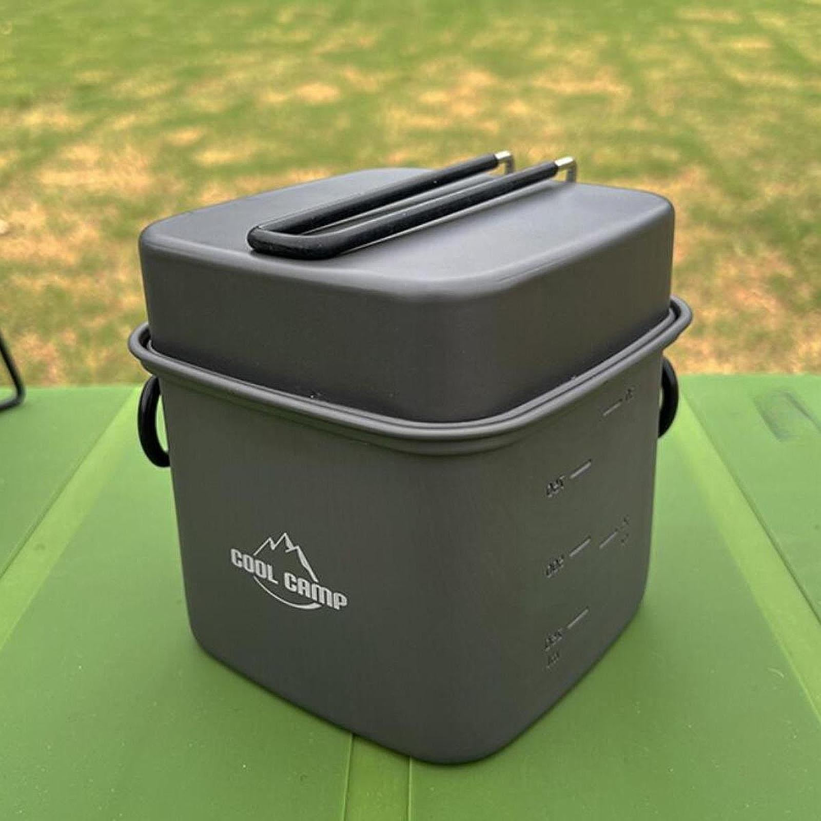 Camping Cookware Set Frying Pa - Camping Cooking Pots And Pans Set reseña y precio