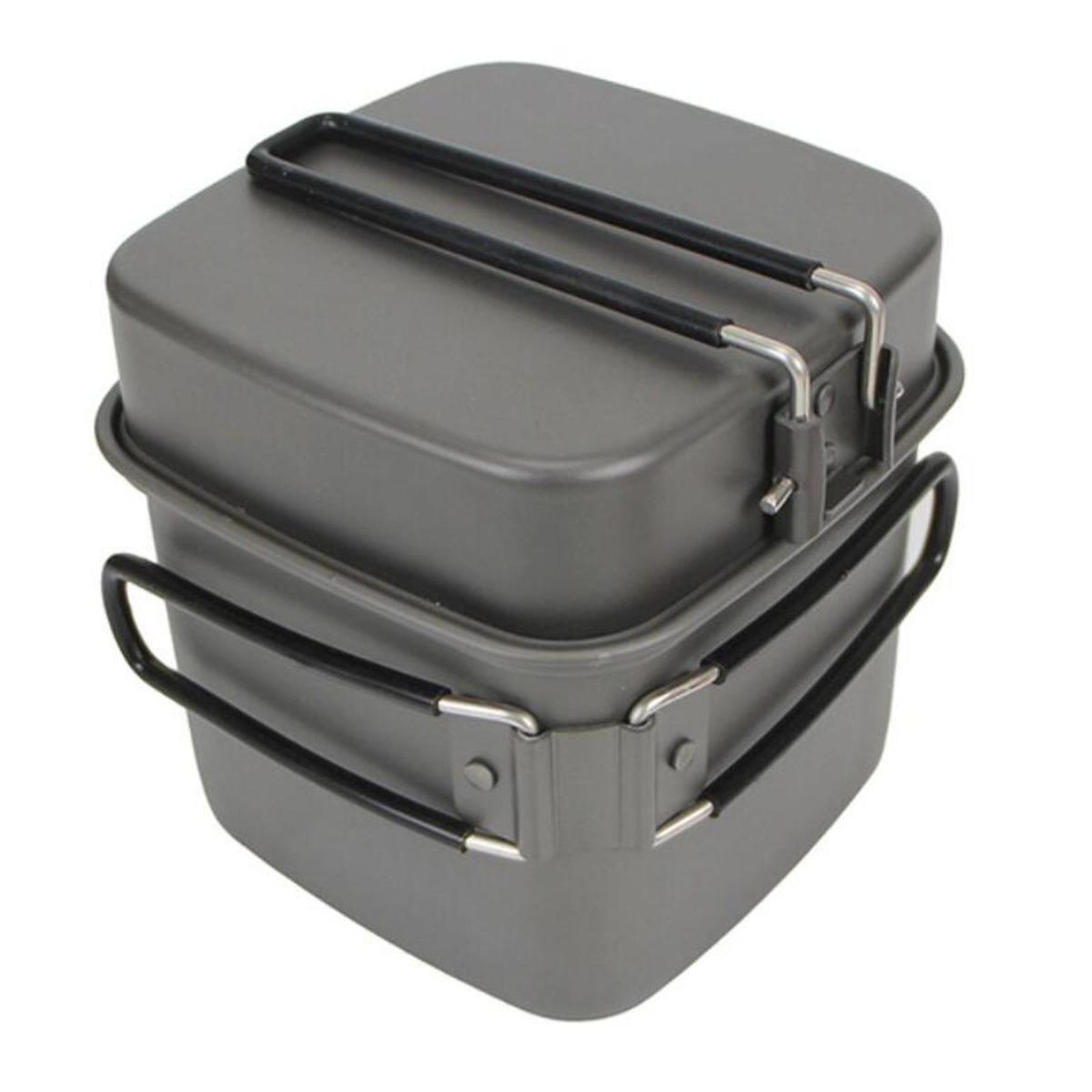 Camping Cookware Set Frying Pa - Camping Cooking Pots And Pans Set reseña y precio