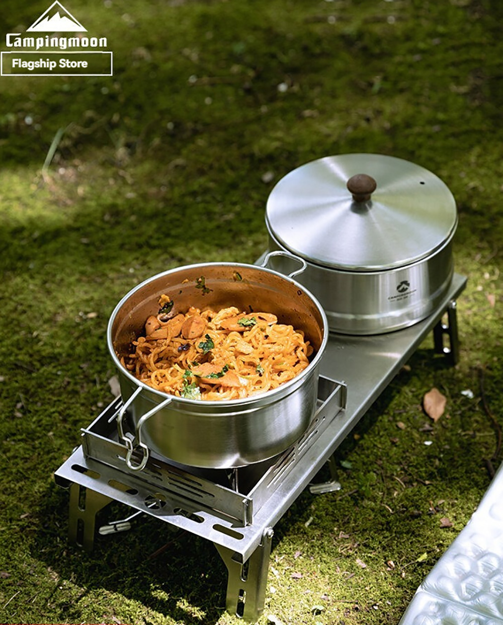Hiking lightweight pot set for - Camping Cooking Snow reseña y precio