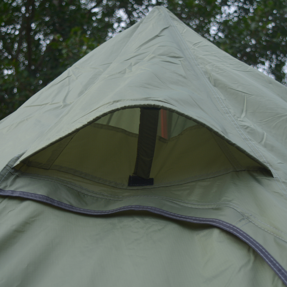 New Pyramid Tent With Snow Ski - Camping Cooking Snow reseña y precio