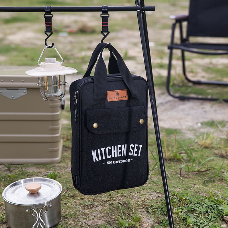 8pcs Camping Kitchen Cookware  - Camping Cooking Gear Set reseña y precio