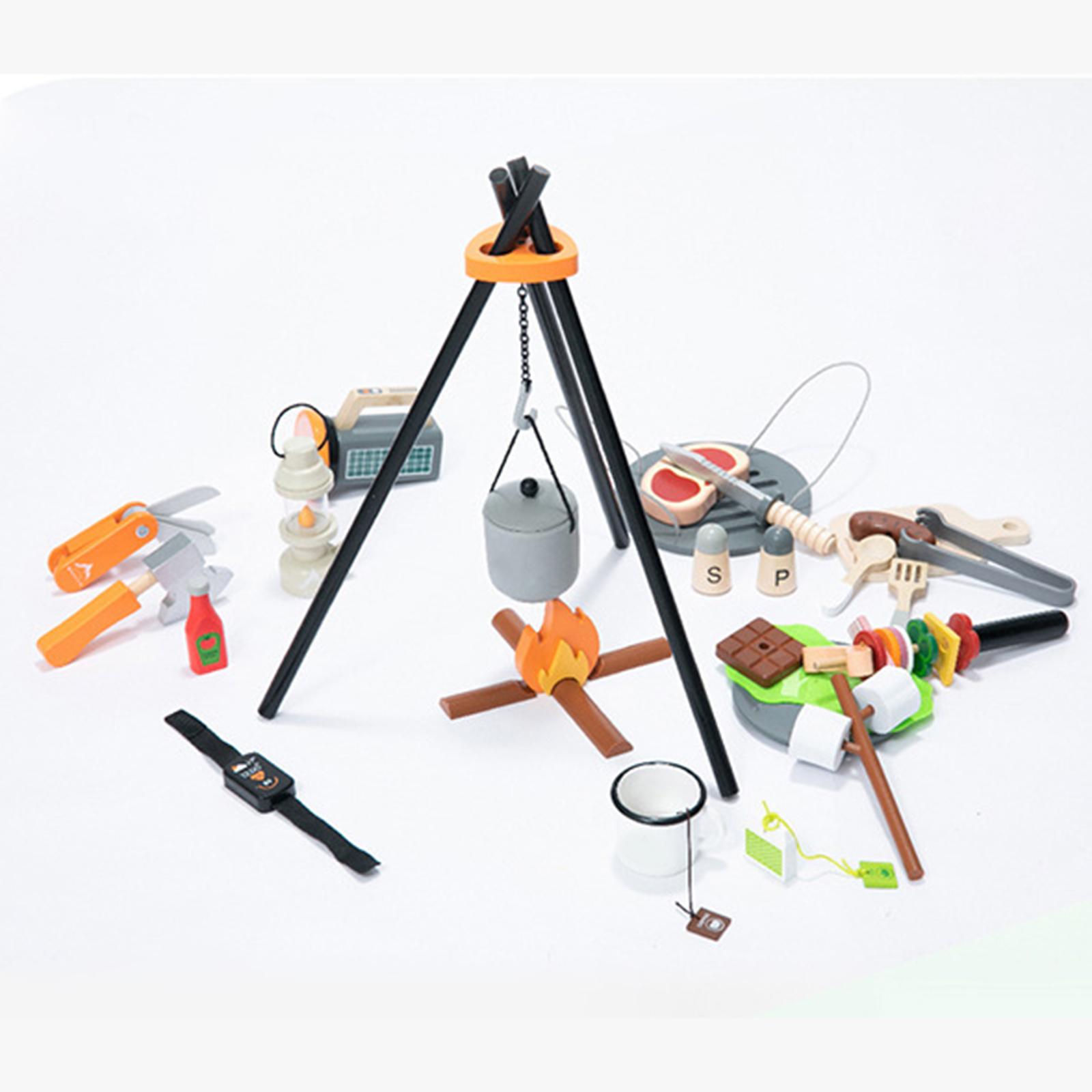 Simulation Camping Toys Set Ea - Camping Cooking With Kids reseña y precio